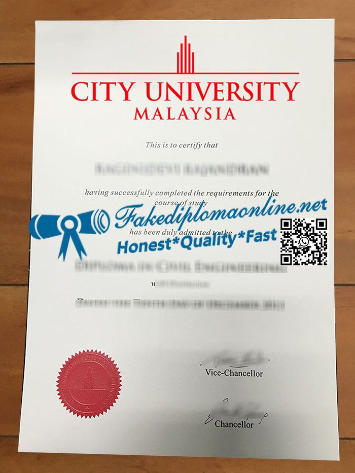 City University Malaysia degree