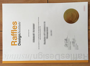 Raffles Design Institute diploma