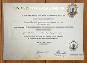University of Kuala Lumpur degree