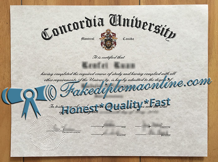 Concordia University degree