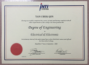 INTI International College diploma