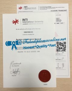 INTI International University degree and transcript