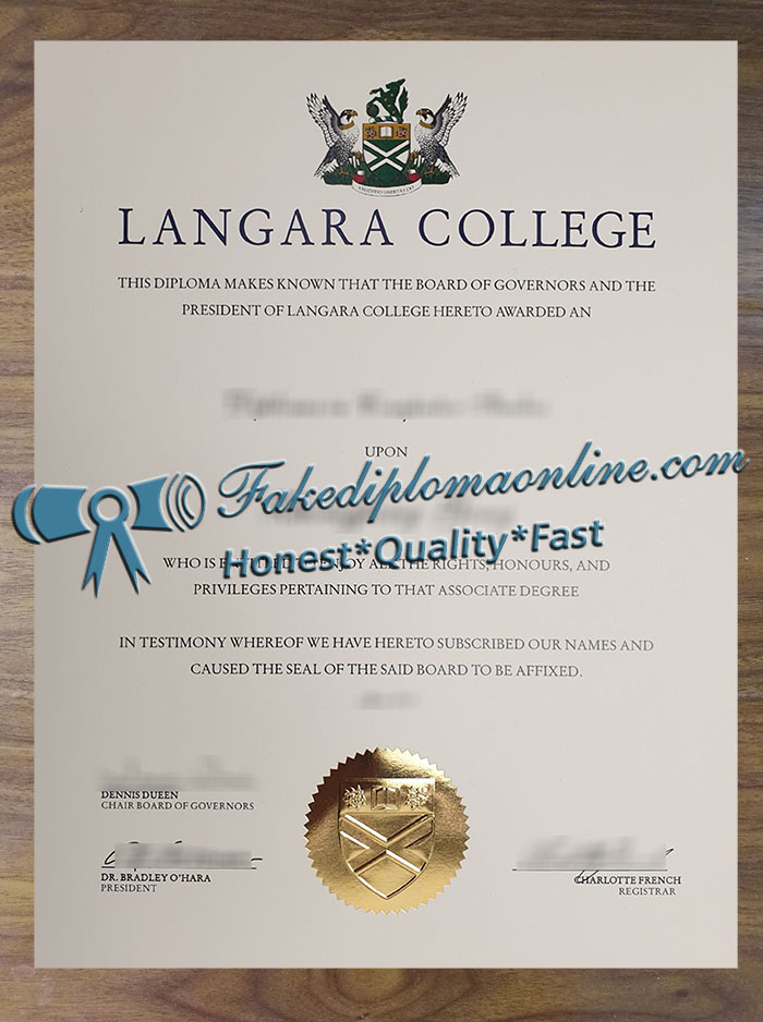 Langara College diploma