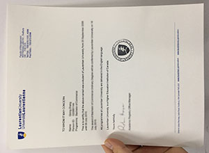 Laurentian University Graduation letter