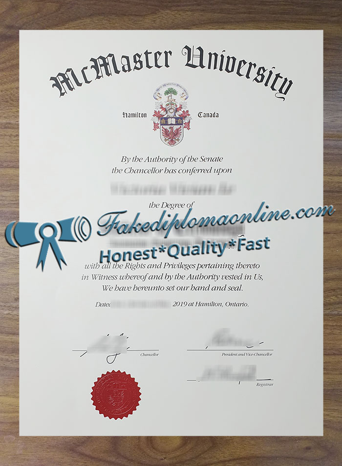 McMaster University degree