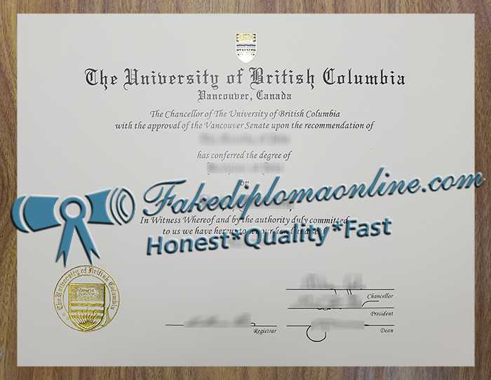 University of British Columbia degree