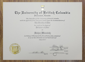 University of British Columbia degree