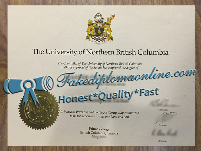 University of Northern British Columbia degree