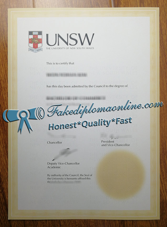 UNSW degree