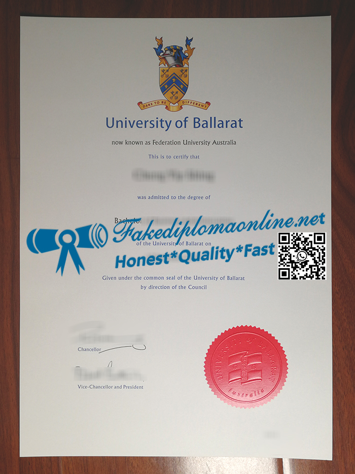 University of Ballarat degree