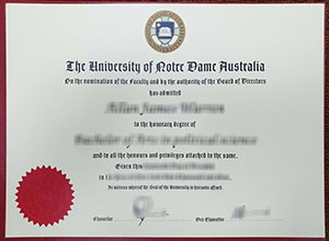 University of Notre Dame Australia degree