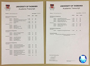 University of Tasmania(UTAS) academic transcript