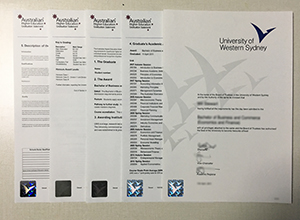 University of Western Sydney transcript