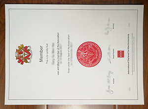 ACCA certificate