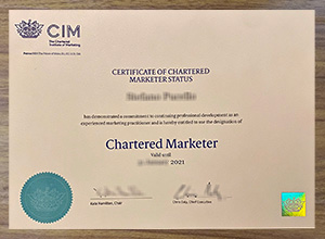 CM certificate