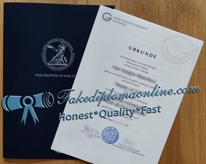 Georg-August-Universität Göttingen Urkunde