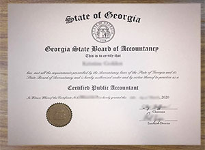 Georgia CPA license