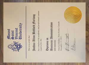 Mount Saint Vincent University diploma