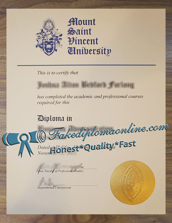 Mount Saint Vincent University degree