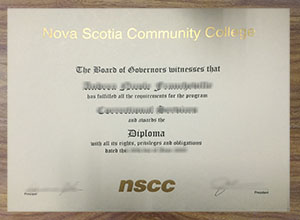 NSCC diploma