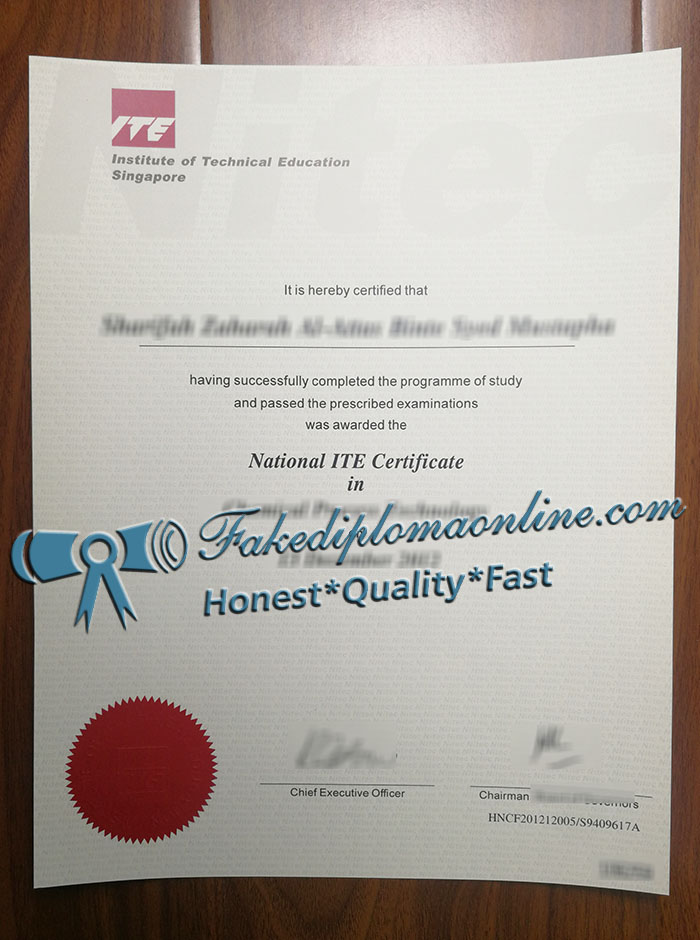 National-ITE-certificate