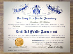 New Jersey CPA license