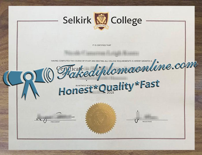 Selkirk College diploma