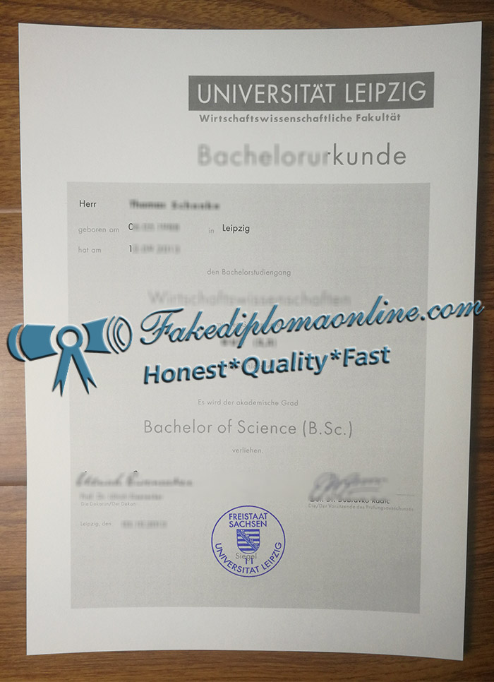 Universität Leipzig Urkunde