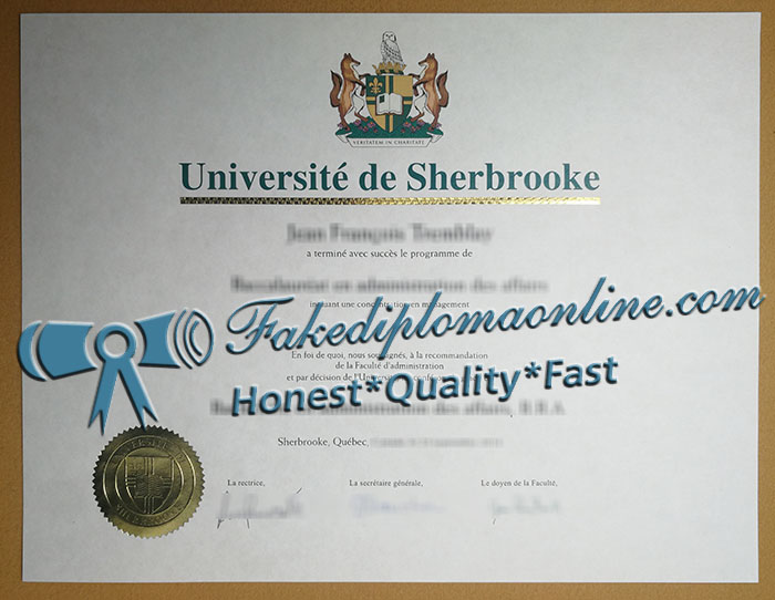 Université de Sherbrooke degree