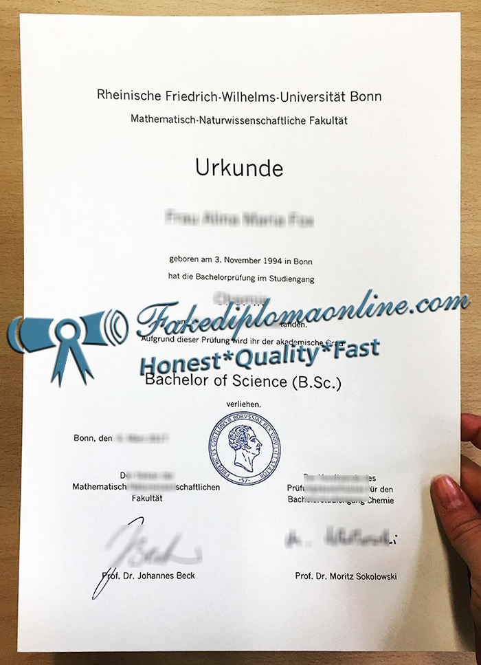 University of Bonn diploma