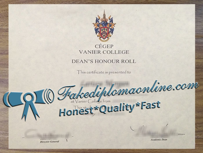Vanier College degree