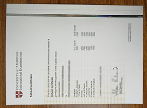 Cambridge School Certificate