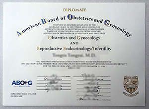 ABOG certificate