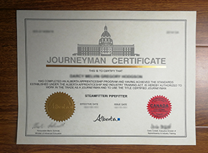 Alberta Journeyman Certificate