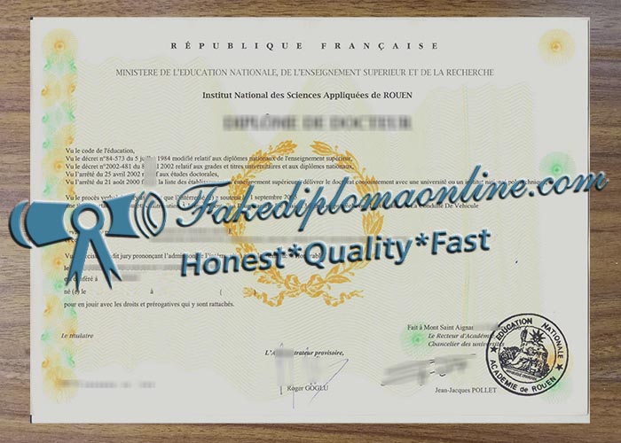 INSA Rouen diploma