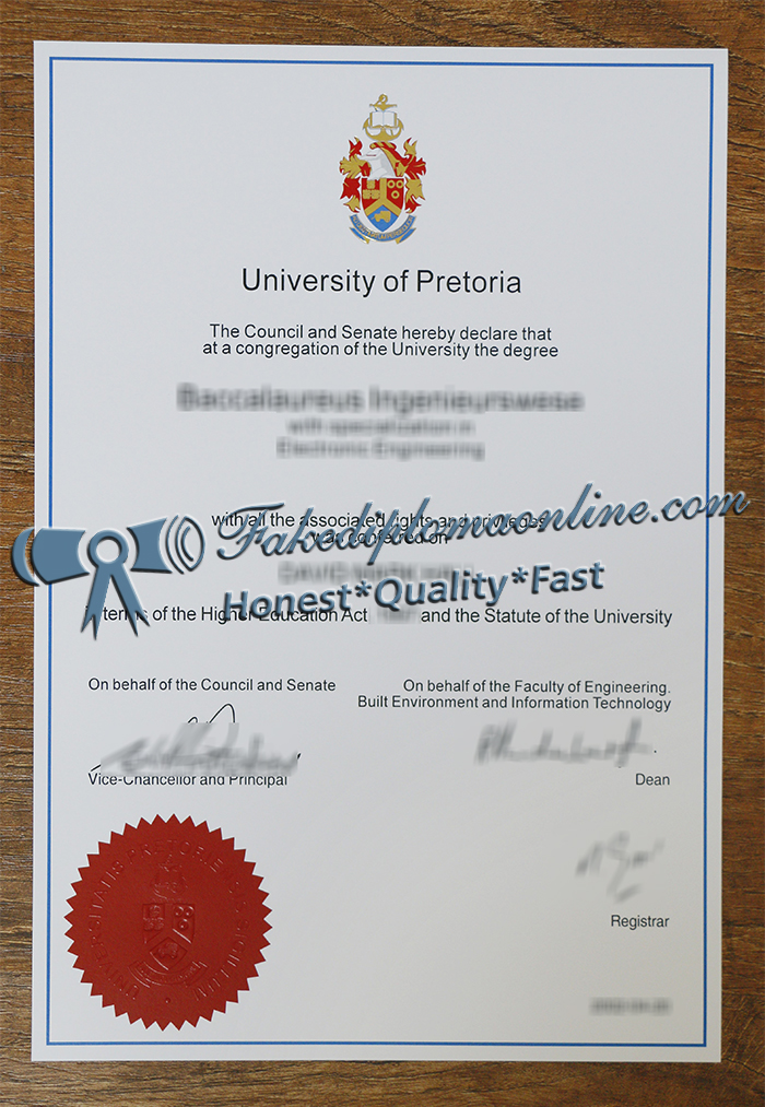 University of Pretoria degree