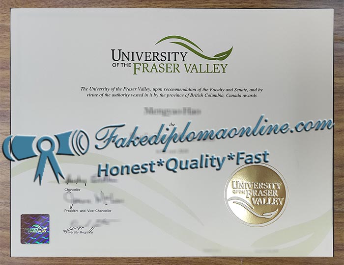 University of the Fraser Valley diploma