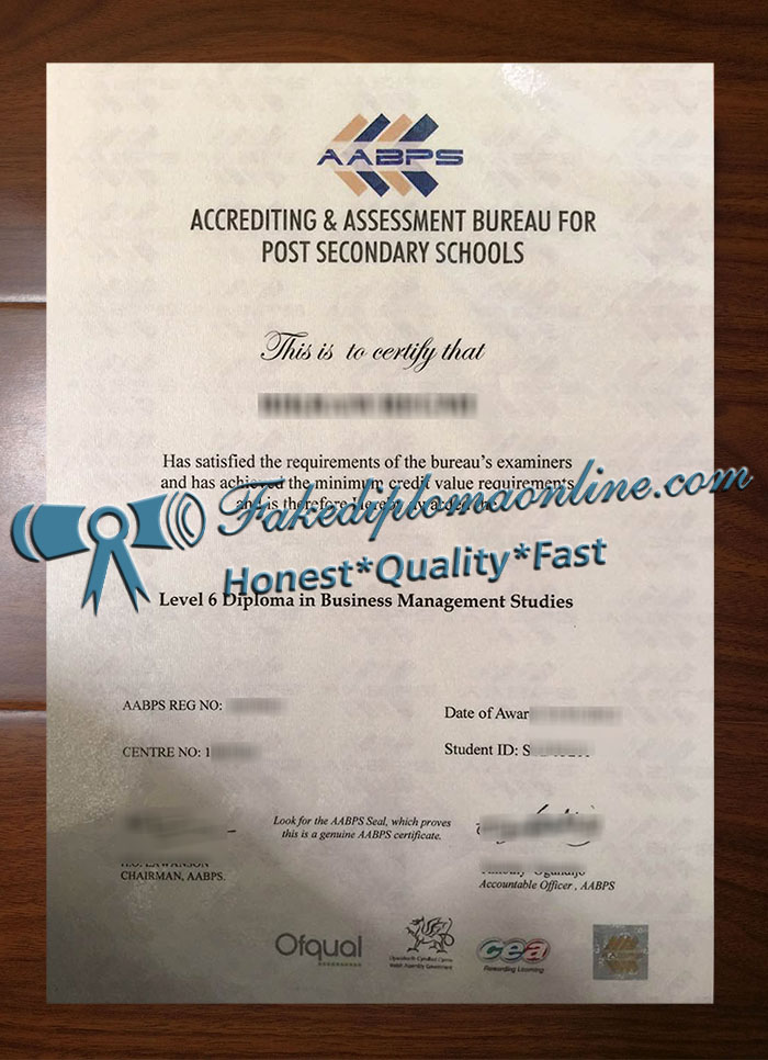 AABPS Level 6 Diploma