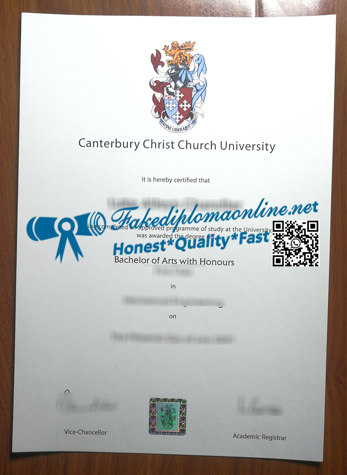 Canterbury Christ Church University degree