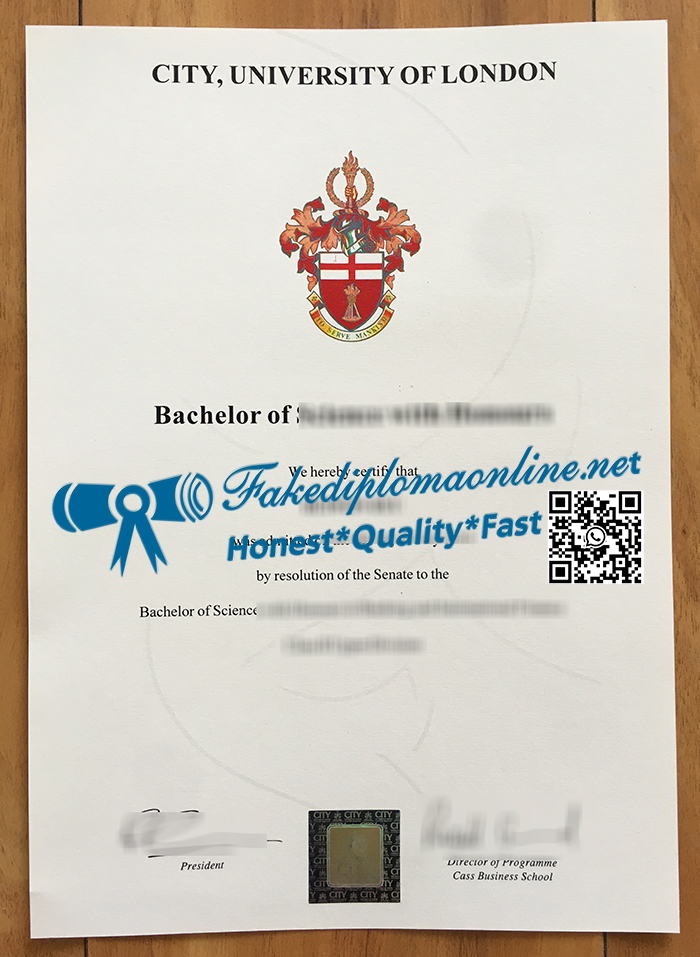 City University of London diploma