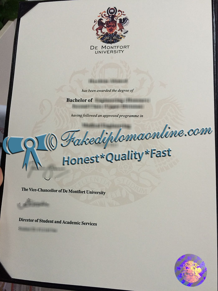De Montfort University diploma