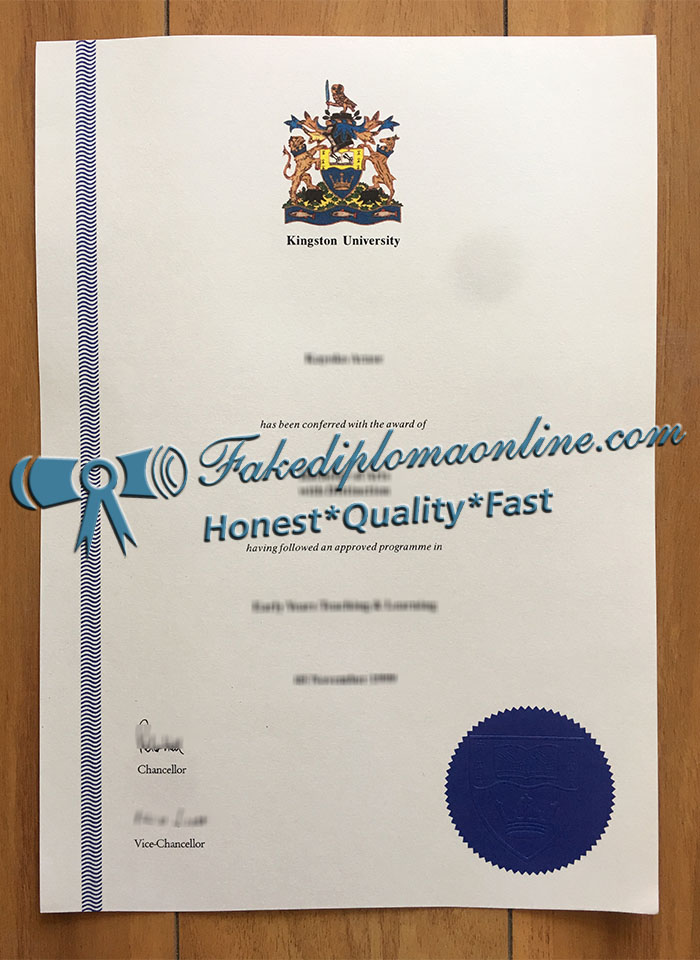 Kingston University diploma