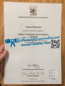 London Metropolitan University degree