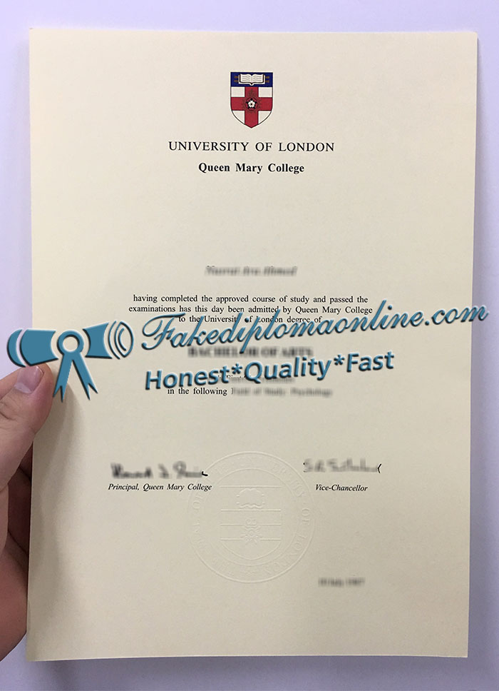 Queen Mary College degree