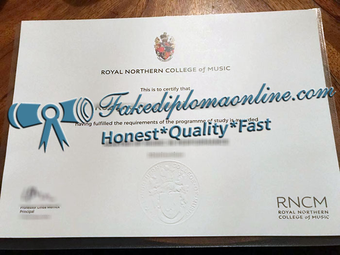 Royal Northern College of Music diploma