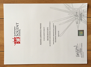 Southampton Solent University degree