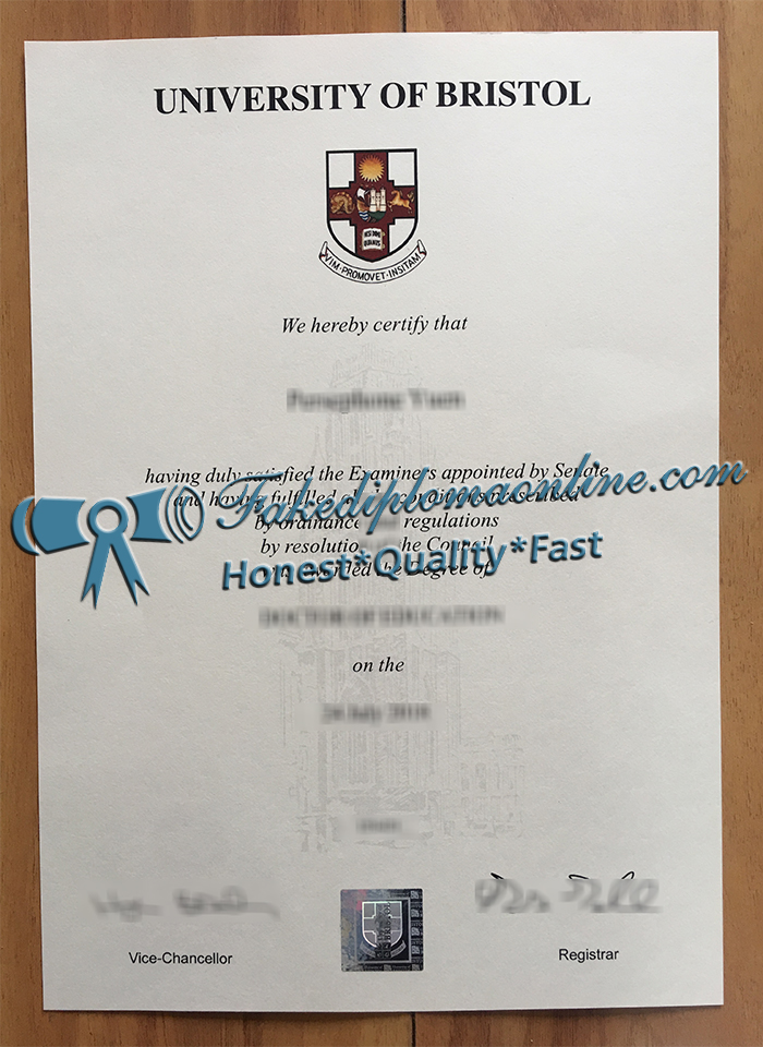 University of Bristol diploma