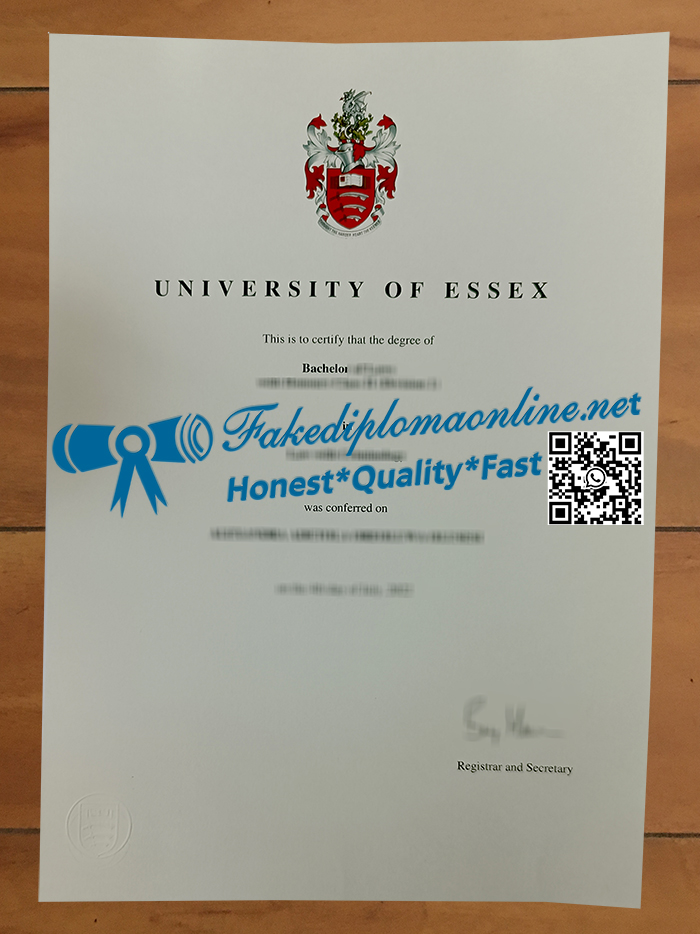 University of Essex diploma