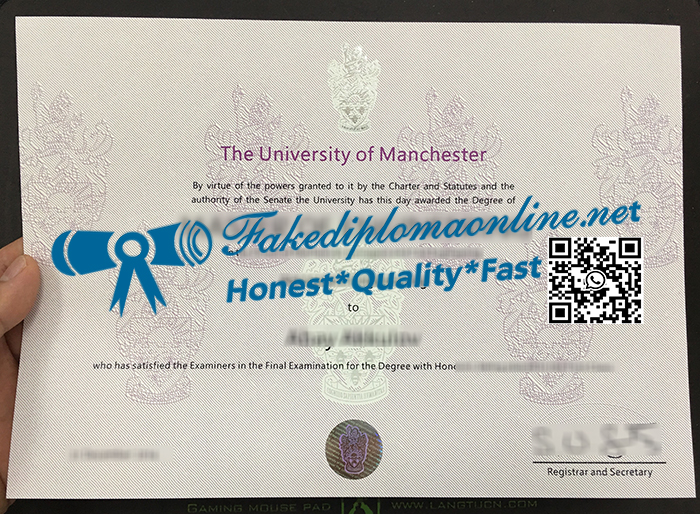 University of Manchester diploma