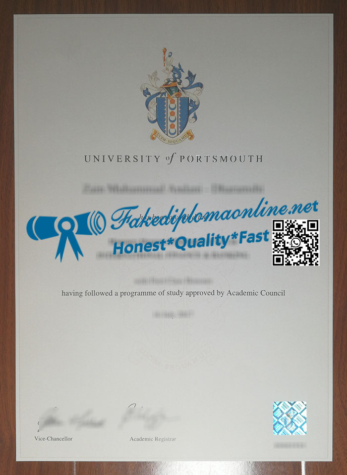 University of Portsmouth degree